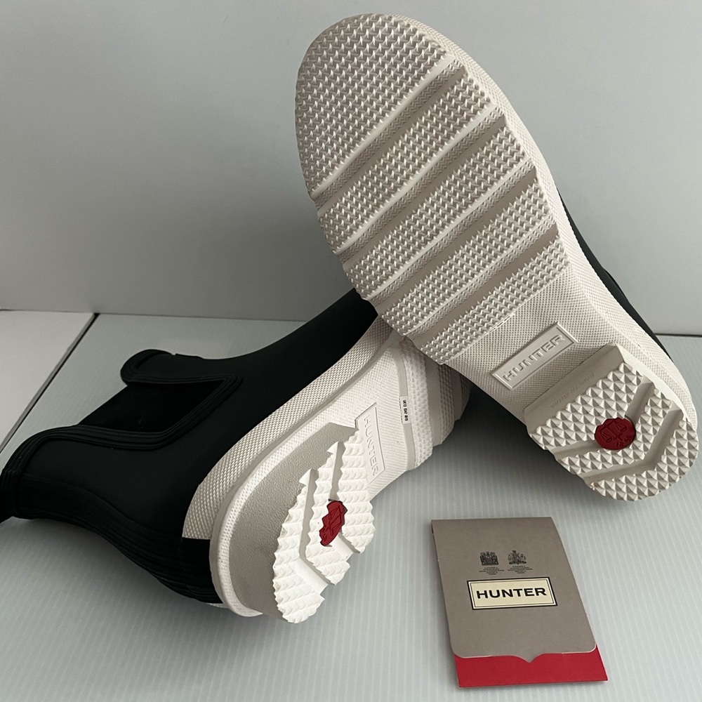 Hunter 100% Waterproof Original Chelsea Boots w/Side Elastic Gussets  sz US13 - Picture 8 of 14